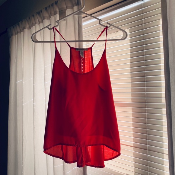 Ambiance Tops - Pink Flowy Crop Top